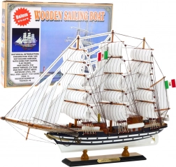 Dekoracyjny Model Żaglowca Amerigo Vespucci 64x46 cm