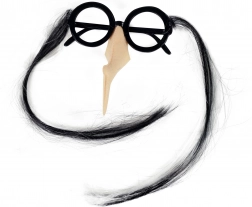 czarodziejskie okulary z nosem