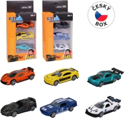 Metalowe auta - zestaw 3 modeli