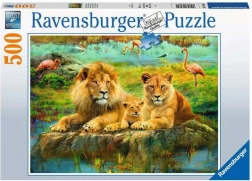 Ravensburger puzzle Lwy na sawannie 500 elementów