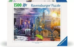 Puzzle 1500 elementów Ravensburger – Nowy Jork latem i zimą