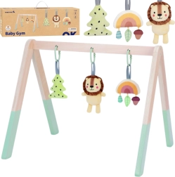 Tooky Toy baby gym stojak z 3 zawieszkami dla niemowląt