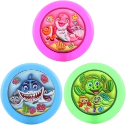 Latający talerz z motywem morskich zwierząt 23 cm