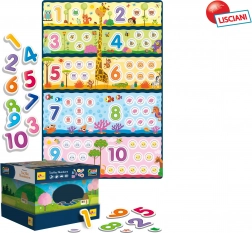 Montessori dotykowa gra liczbowa