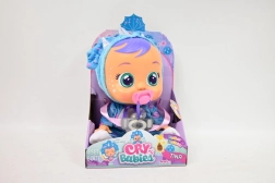 Cry Babies Fantasy interaktywna lalka Tina – niebieski triceratops