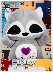 Szop pracz ze światłem i relaksującymi dźwiękami