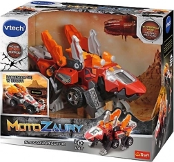 VTech Motozaur Stegozaur Lutor – interaktywna zabawka 2w1 dinozaur i buggy
