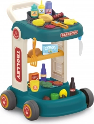 Wózek do grillowania z akcesoriami 34 × 36 × 37 cm