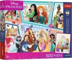 Trefl Disney Princess Niezwykły bal – puzzle 300 elementów + plakat