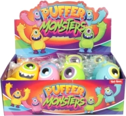Gumowa antystresowa zgniatana potworka ze slime'em 11 cm - 1 sztuka
