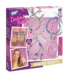 Kreatywny zestaw do tworzenia bransoletek przyjaźni TOTUM Design & Shine