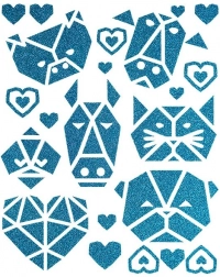 Naprasowanki urocze zwierzątka – duży arkusz