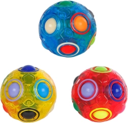 Hlavolam Magic Ball – 3D kula z kolorowymi kulkami