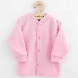 Niemowlęcy bawełniany kaftanik New Baby Happy Elephant różowy 56 (0–3 m)