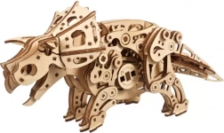 Ugears drewniane mechaniczne puzzle 3D TRICERATOPS z napędem
