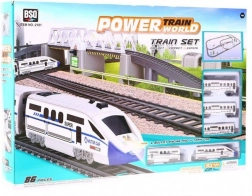 Dziecięca zabawka Tory 914 cm z pociągiem i akcesoriami