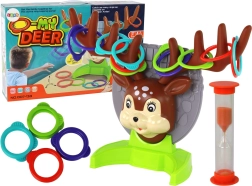 Rodzinna gra zręcznościowa – rzucanie kółek na jelenia