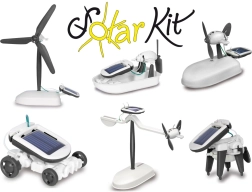 JAMARA solarny zestaw konstrukcyjny 6 w 1 czarno-biały