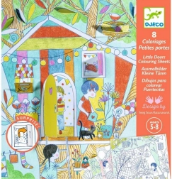 Odkrywające kolorowanki Nina i jej namiot do zabawy