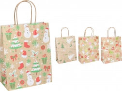 Torebka prezentowa M Święta 21 × 27 × 11 cm