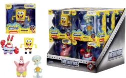Metalowe figurki kolekcjonerskie SPONGEBOB SQUAREPANTS – 4 rodzaje (SpongeBob, Patrick, Squidward, Pan Krabs) 6,5 cm
