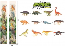 Zestaw 6 Plastikowych Dinozaurów w Blistrze