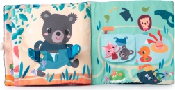 Lilliputiens - tekstylna książka Uczymy się ubierać piesek Jules