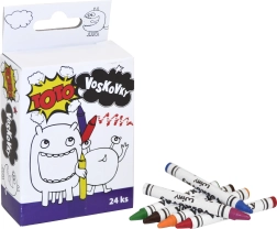 Kredki woskowe TOTO 24 szt.