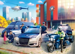 puzzle 120 elementów posterunek policji