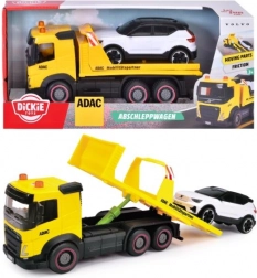 Holownik Volvo z samochodem osobowym