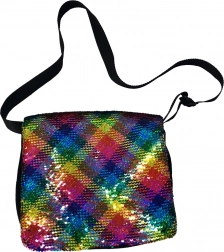 Torebka na ramię z cekinami