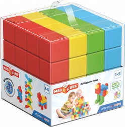 Geomag Magicube kolorowe magnetyczne klocki 64 elementy