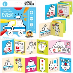 Długie kolorowanki Pojazdy w pracy