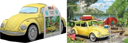 Puzzle w metalowym pudełku VOLKSWAGEN Garbus na kempingu 550 elementów