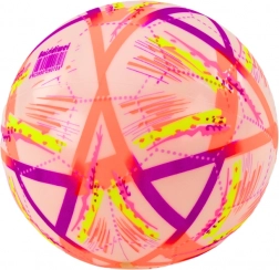 Gumowa piłka jaskrawa z wzorami pomarańczowa 24 cm