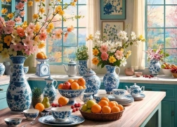 Cherry Pazzi puzzle Poranek w mojej kuchni 2000 elementów