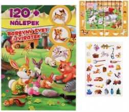 Książka Kolorowy świat zwierzątek z naklejkami