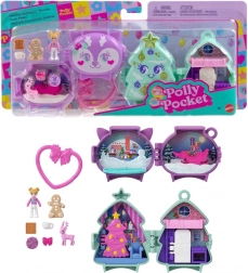 Polly Pocket świąteczny zestaw kompaktowy 2‑pack