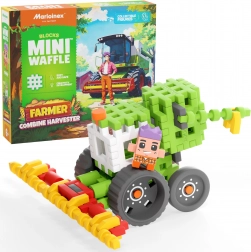 Klocki Mini Waffle Farmer – kombajn 60 elementów Marioinex