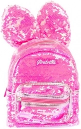 Różowy cekinowy plecak KRÓLICZEK GIRABRILLA