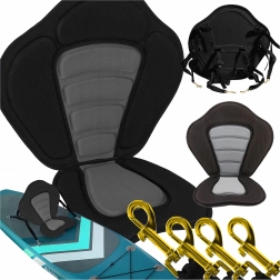 Odłączane siedzenie kajakowe z oparciem do SUP – miękkie i lekkie