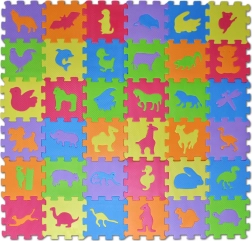 piankowe puzzle zwierzątka 14,5 × 14,5 cm