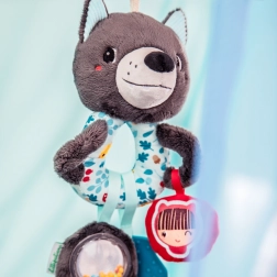 Zabawka motoryczna z aktywnościami Wilk Ludwik