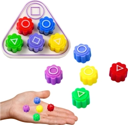 Kostki Gonggi Squid Game z trójkątną podstawką