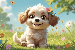 Trefl puzzle szczenię 60 elementów