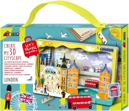 3D drewniane puzzle panorama miejska – Londyn