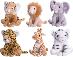Pluszowe zwierzątka safari 15 cm