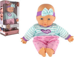Lalka niemowlę z miękkim tułowiem 30 cm w pudełku