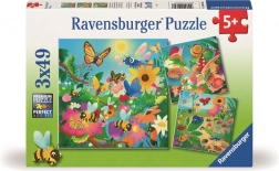 Puzzle Owadzí przyjaciele 3x49 elementów