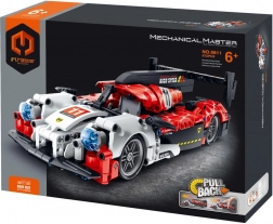 klocki wyścigowy samochód na napęd typu pull-back iM.MASTER, 472 elementy